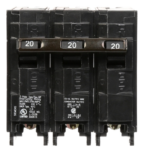 Mx:q320 Interruptor Termomagnetico Qp 3p 20a