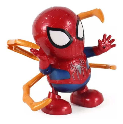 Spiderman Dance Hero Robot Bailarin Iron Spider Luz Y Sonido