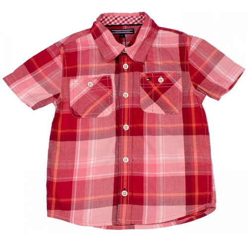 Camisa Xadrez Infantil Bebê Menino Tommy Hilfiger 29064