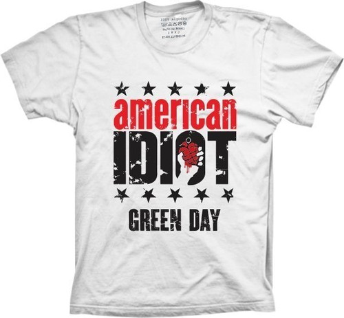 Camiseta Plus Size Banda - Green Day - American Idiot