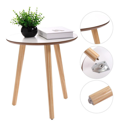 Moderno Round Coffee End / Tea Table Sala De Estar Muebles D