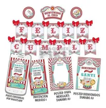 Comprar Kit Imprimible Candy Bar Circo Vintage El Mas Completo