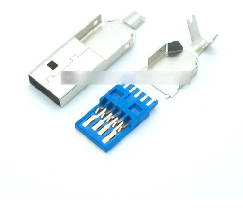 Conector Macho Usb 3,0 Para Reparar Cable Usb 3.0