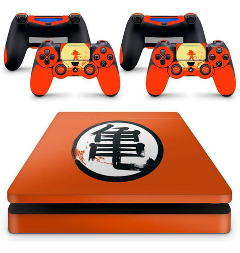 Skin Adesivo Protetor Ps4 Slim Dragon Ball Z Kakarot Dbz B1