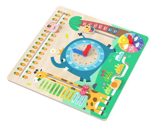 Calendario Para Niños, Reloj Didáctico, Calendario