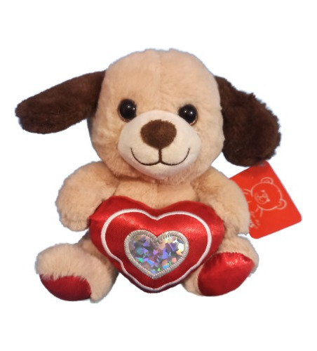 Peluche Perrito Con Corazón