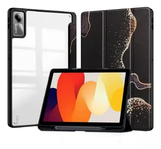 Capa Mármore Auto Sleep Com Slot Para Redmi Pad Se 11