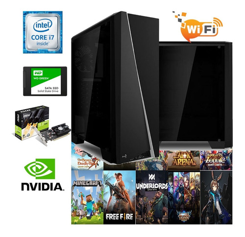Intel Core I7 6700,16gb Ddr4,ssd 480 Video Geforce Gt1030