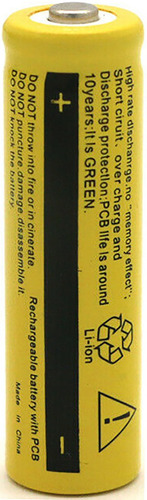 Pila Batería 14500 14505 Aa Liion 3,7v 2800mah Recargable