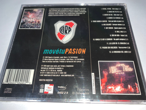 River Move Tu Pasión Cd Nuevo Original Cerrado Estándar