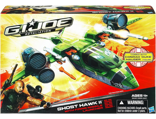 Ghost Hawk 2 With Duke Hauser 2010 Gi Joe Retaliation (Usado)