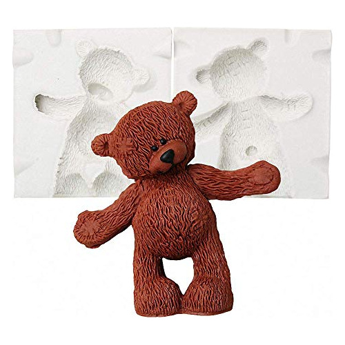 3d Teddy Bear Doll Silicona Fondant Mold Chocolate Candy Sug