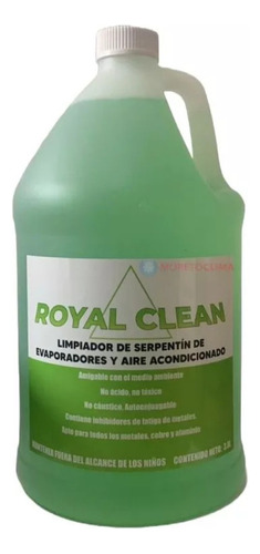 Liquido De Limpieza Royal Clean 3.8 Lts Evaporador Aire Acon