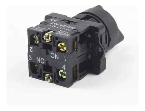 Interruptor Botão Industrial 22mm 2 Posições Fixo | MercadoLivre
