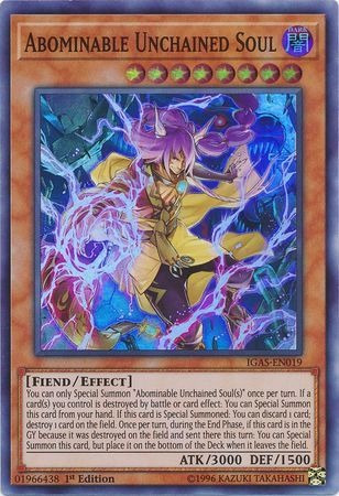 Yugioh! Abominable Unchained Soul - Igas-en019