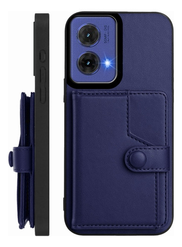 Compatible Funda Rfid Con Bolsa De Tarjetas For Motorola Edge 50 Pro P