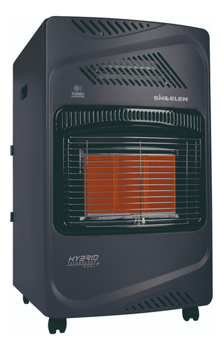 Estufa A Gas Infrarroja Con Turbo Calefactor Sr-6350tng Color Negro
