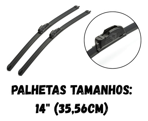 Par Palheta Automotiva T4 2001 A 2014 Universal Autoimpact