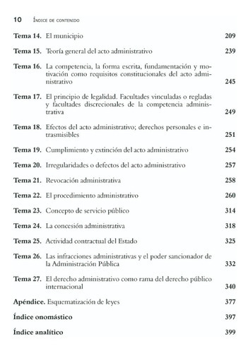 Manual De Derecho Administrativo, De Baez Martinez, Roberto. En Español