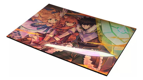 Placa Decorativa The Rising Of The Shield Hero Aneko Yusagi Cor Marrom