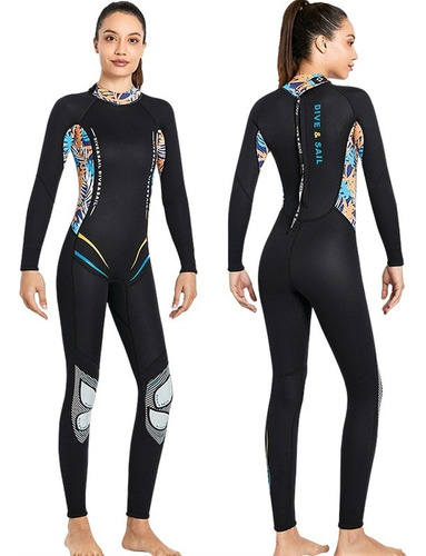 3mm Traje De Neopreno De Cuerpo Entero Para Mujer Snorkeling