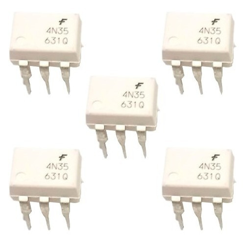 4n35 Optoacoplador 4n-35 Con Salida Fototransistor - 5 Unds