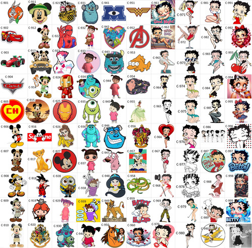 15 Parches Sticker Tela A Escoger Celular Top Gun Toy Story