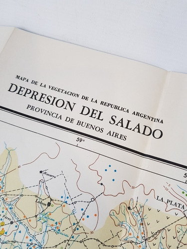 Imagen 8 de 10 de Antiguo Libro Vegetación Arg + Mapa Vervoorst 1967 Mag 56285