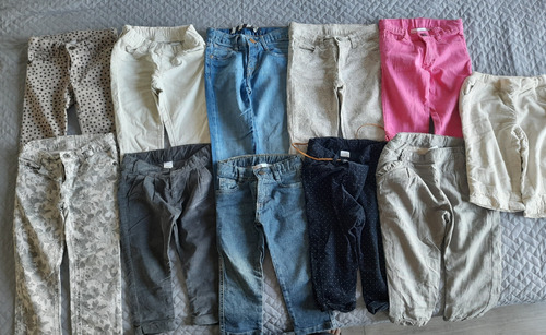 Lote Combo 11 Jeans Pantalon De Nena Niña Ideal Revendedores