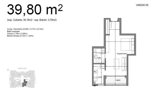 Venta Departamento Monoambiente A Estrenar Cochera Baulera Dosplaza Caballito