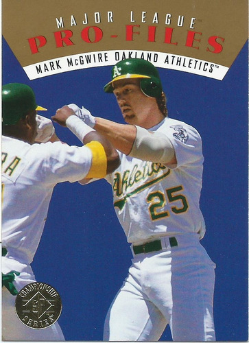 Barajita Mark Mcgwire Upper Deck Sp 1995 #177 Atleticos