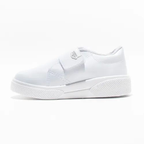 Zapatilla escolar blanca hot sale