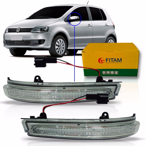 Par Seta Pisca Do Retrovisor Fox Spacefox Golf Polo