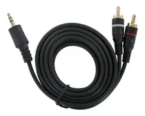 Comprar Cable Audio 2x1 1 Plug Stereo 3.5mm A 2 Rca Stereo Macho