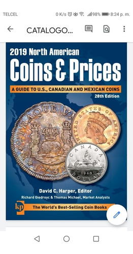 Imagen 6 de 9 de Seis Catalogos Numismaticos D Monedas Mexico Parra 2019 Pdf