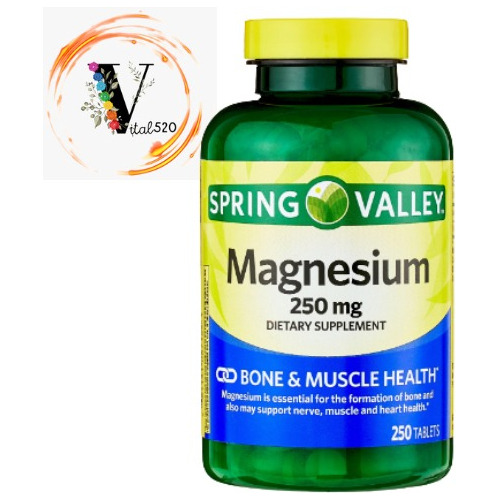 Magnesio 250 Mg - 250 Tabletas