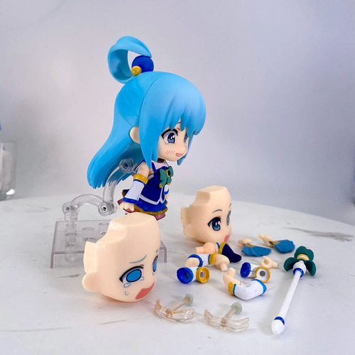 Colección De Figuras De Acción Konosuba Aqua 630, Modelo Toy