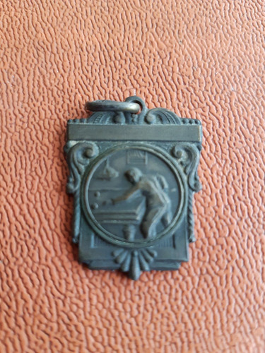 Medalla Campeon De Billar Antigua De 1944,,bronce