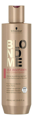  Balsamo All Blondes Rich 250ml Blondme Schwarzkopf