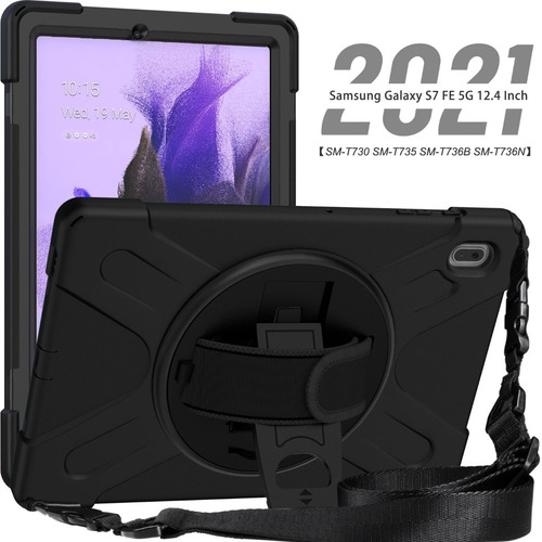 Funda Infantil Para Galaxy Tab S7 Fe 12.4 T730 T735 T736b Funda Infantil Para Galaxy Tab S7 Fe 12.4 T730 T735 T736b