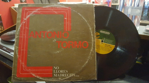 Antonio Tormo No Llores Madrecita Lp Disco Vinilo Vg