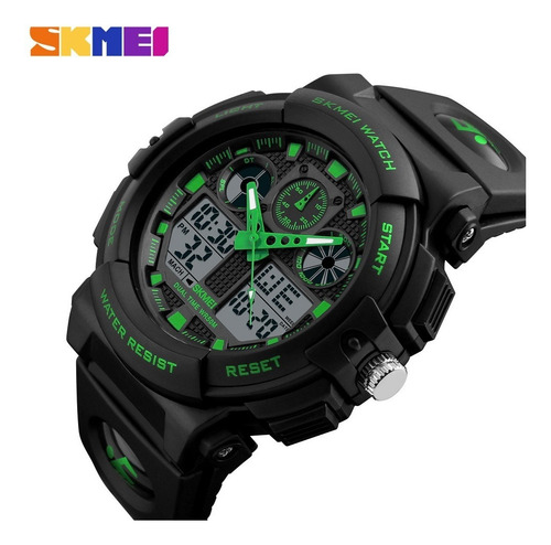 Imagen 5 de 8 de Reloj Skmei 1270 S Shock - Sumergible - Deportivo - Dual