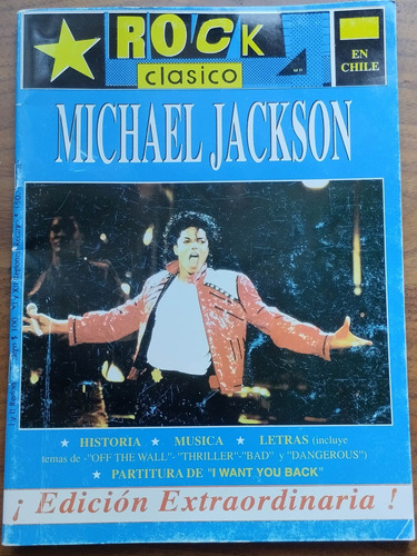 Revista Rock Clasico Michael Jackson