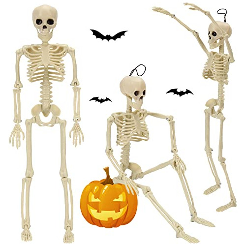 Decoración De Halloween De Esqueleto, 3 Paquetes De Es...
