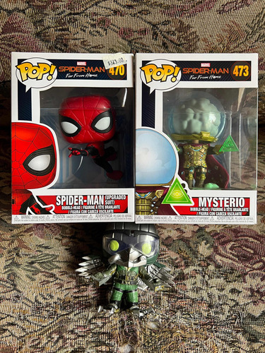 Lote De 2 Funko Pop Spider-man Y Misterio