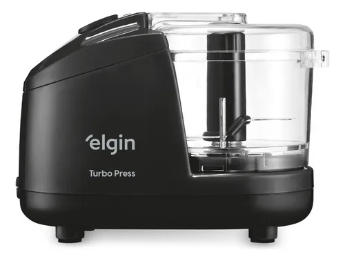 Mini Processador Elgin Turbo Press 150w Preto 110v Preto