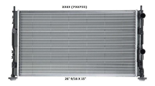 Radiador Chrysler Sebring 2004 Deyac 2.4l 34 Mm