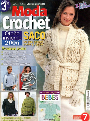 Revistas Crochet Otoño Invierno 2006 N°7y8 Ed.bienvenidas