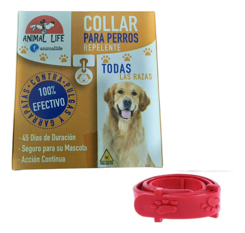 Collar Anti Pulgas Repelente Garrapatas Perro - Animal Life