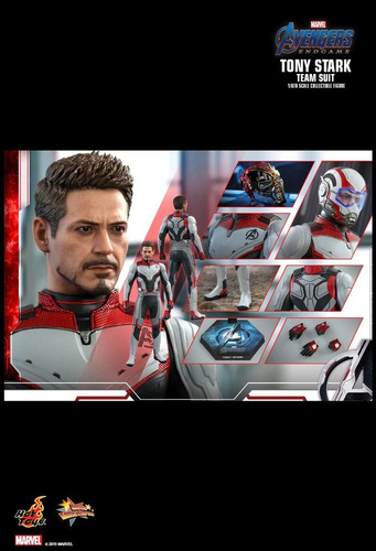 Hot Toys Avengers Endgame Tony Stark Teamsuit